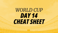 Image for World Cup Day 14 Cheat Sheet 